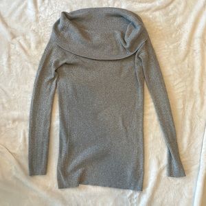 The Limited silver sweater size small